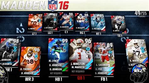 madden 16 ultimate team database.